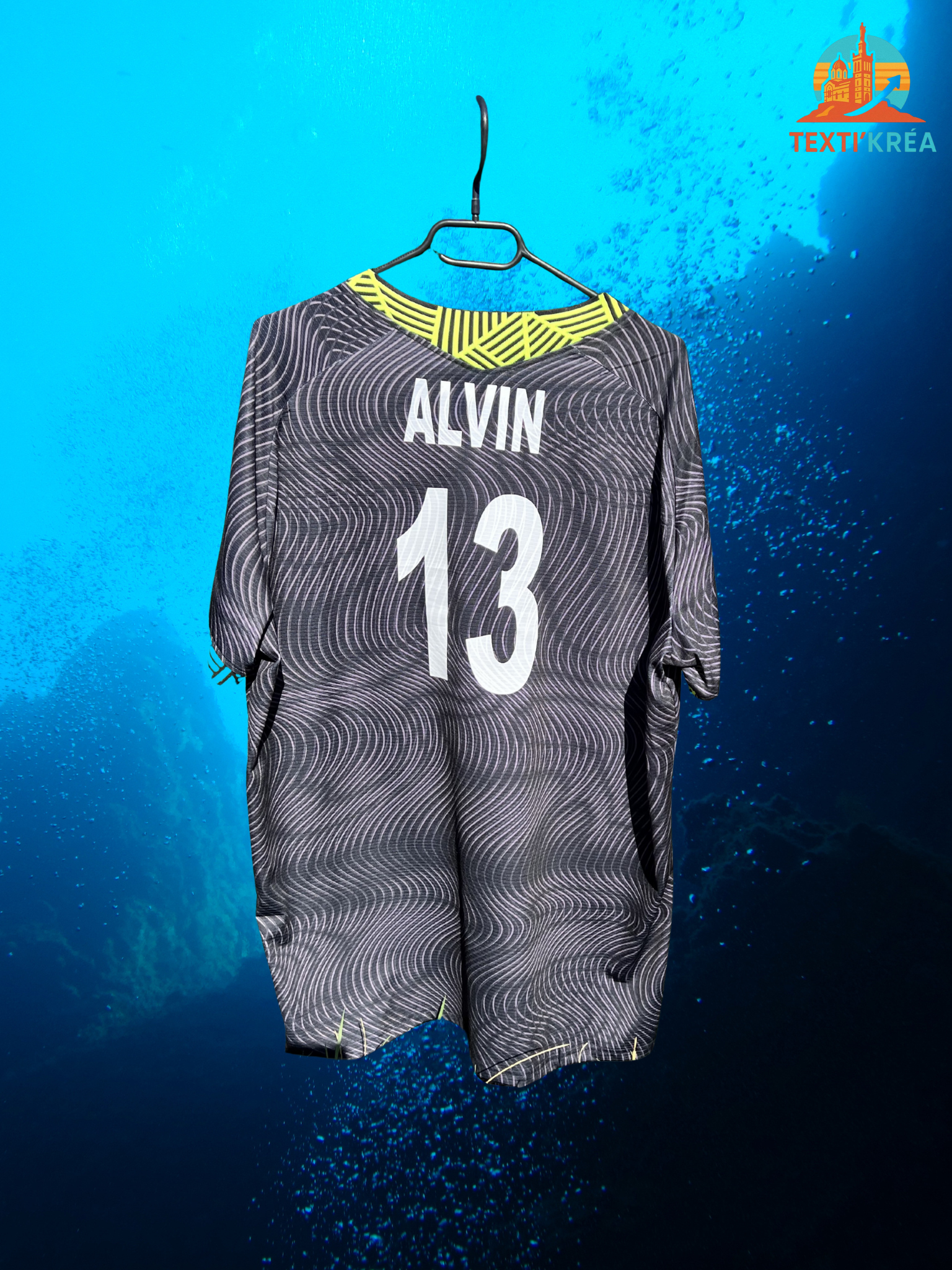 Exemple Flocage T-shirt foot