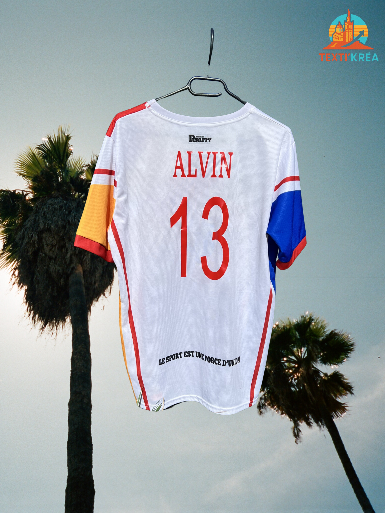 Exemple Flocage T-shirt foot