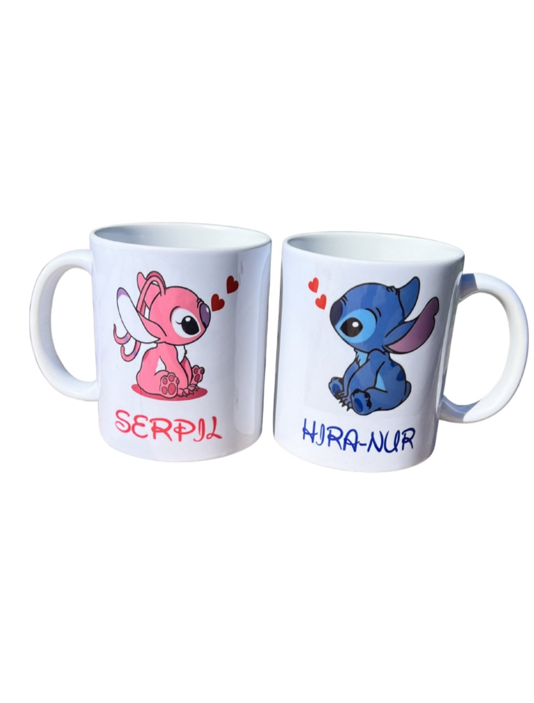 Exemple sublimation Mug stitch M/F